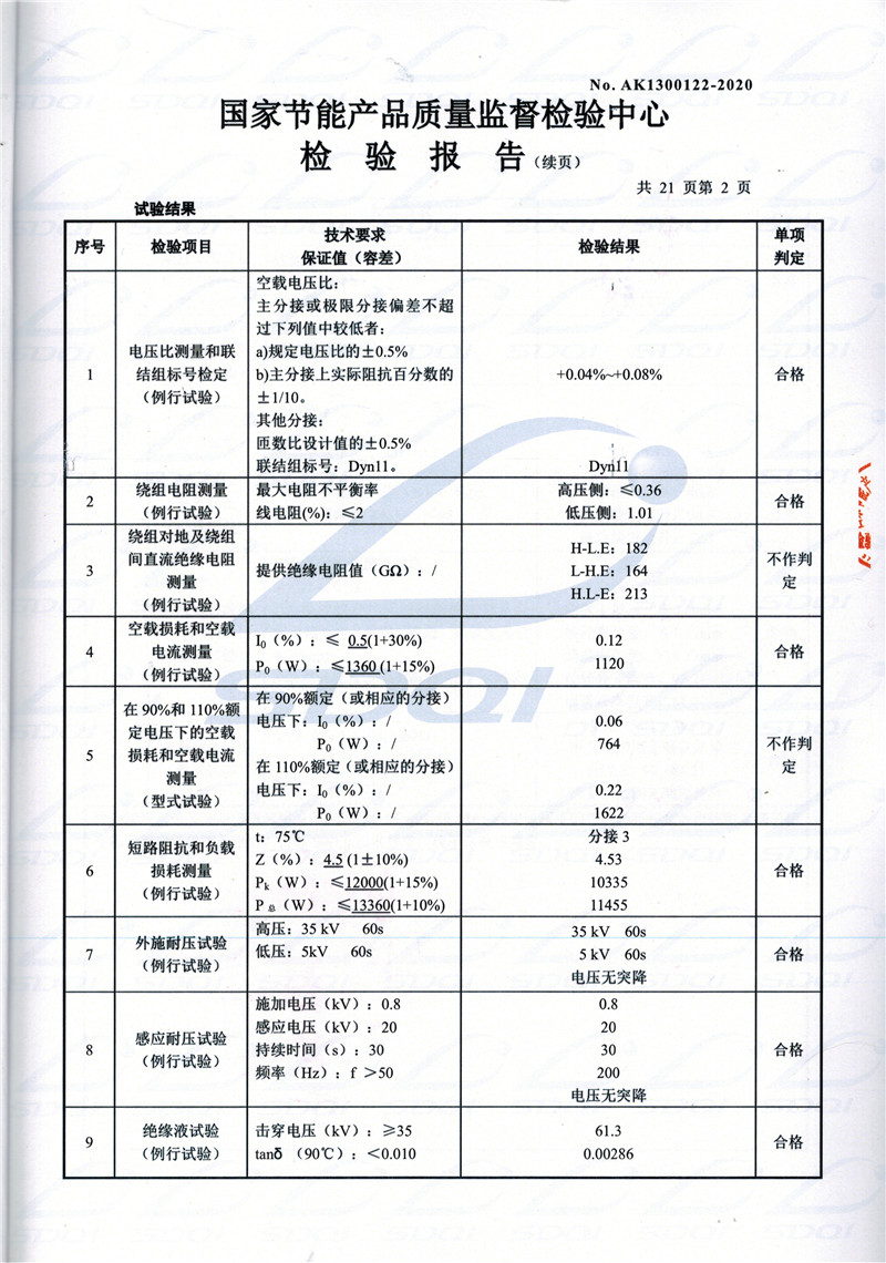 高低压试验报告-S11-1250田东田东田东油浸式变压器-2.jpg